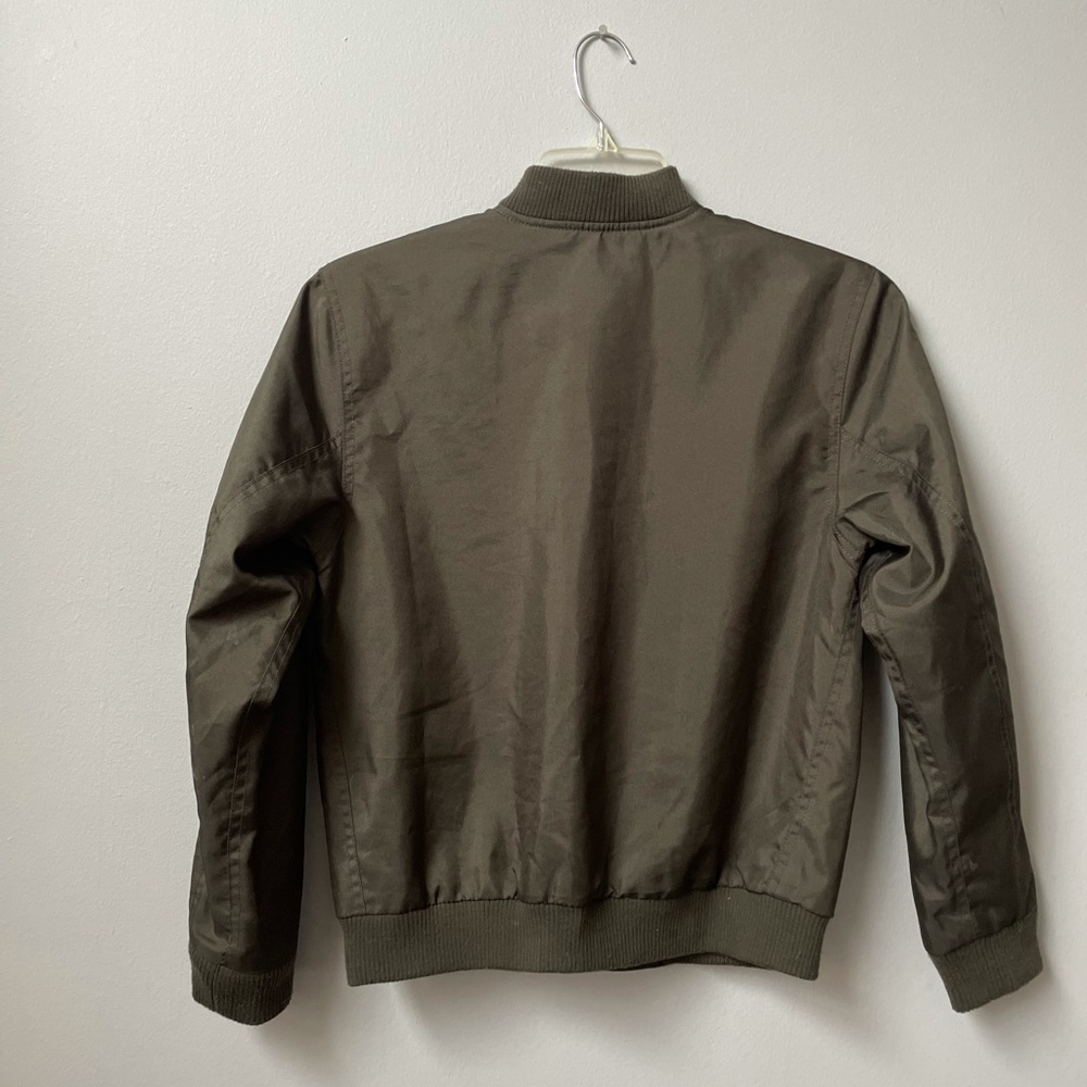 Levi’s Olive Green Bomber Jacket. Size L - Picture 4 of 6